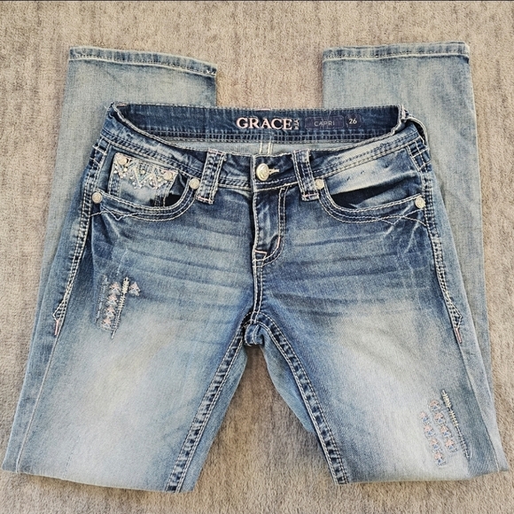 Grace in LA Capris Size 26 - Picture 2 of 6